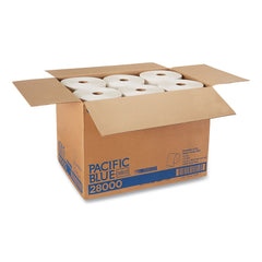 Georgia Pacific Professional Pacific Blue 7.88 in. x 350 ft. 2-Ply Select Premium Nonperf Paper Towels - White (12-Rolls/Carton)