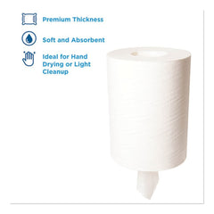 Georgia Pacific Professional 28125 SofPull 7.8 in. x 14.8 in. 1-Ply Premium Junior Capacity Towel - White (225/Roll, 8-Rolls/Carton)