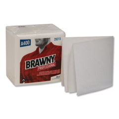 Georgia-Pacific 13 in. x 13 in. All Purpose Wipers - White (50/Pack, 16/Carton)
