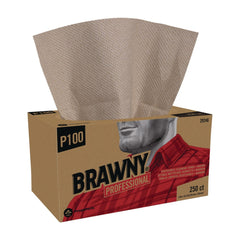 Georgia-Pacific 29246 All Purpose Wipers 1-Ply 9 x 10.25 Brown 250 Wipers/Box 24 Boxes/Carton
