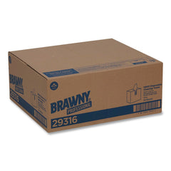 Georgia-Pacific 9.1 in. x 12.5 in. Lightweight Disposable Shop Towel - White (200/Box)