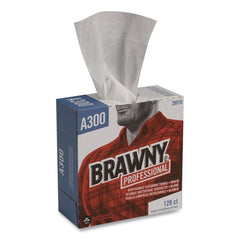 Georgia-Pacific 9.2 in. x 12.4 in. 1-Ply Airlaid Medium-Duty Wipers - Unscented/White (1280/Carton)
