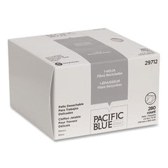 Georgia Pacific Professional AccuWipe 4.5 in. x 8.25 in. 1-Ply Recycled Delicate Task Wipers - Unscented, White (60 Boxes/Carton)