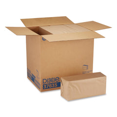 Georgia Pacific Professional 12 in. x 13 in. 1-Ply Dixie Full-Fold Dispenser Napkins - Brown (12 Packs/Carton)