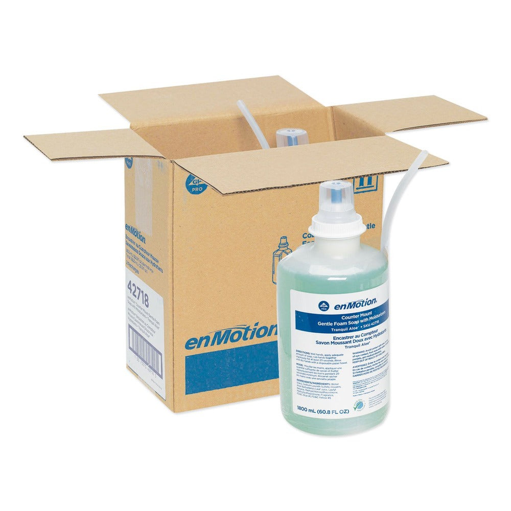 Georgia Pacific Professional 42718 1800 mL enMotion Counter Mount Foam Soap Refill - Tranquil Aloe (2/Carton)