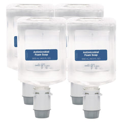 Georgia Pacific Professional 1200 mL Pacific Blue Ultra Antimicrobial Foam Soap Manual Dispenser Refill - Unscented (4/Carton)