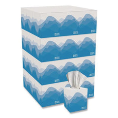Georgia Pacific Professional 2-Ply Pacific Blue Select Cube Box Facial Tissue - White (36/Carton)