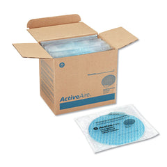 Georgia Pacific Professional ActiveAire Deodorizer Urinal Screen with Side Tab - Coastal Breeze Scent, Blue (12/Carton)