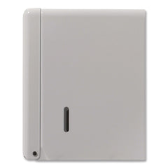 Georgia Pacific Professional 56701 11.63 in. x 6.63 in. x 8.13 in. Space Saver Steel Singlefold Towel Dispenser - White