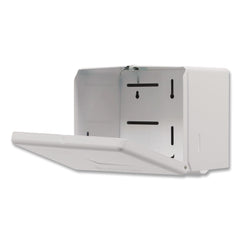 Georgia Pacific Professional 56701 11.63 in. x 6.63 in. x 8.13 in. Space Saver Steel Singlefold Towel Dispenser - White