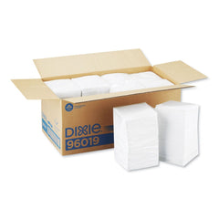 Georgia Pacific Professional 9-1/2 in. x 9-1/2 in. Single-Ply Beverage Napkins - White (4000/Carton)