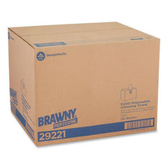 Georgia-Pacific 2-Ply 8 in. x 12-1/2 in. Light-Duty Paper Wipers - White (148/Box, 20 Boxes/Carton)