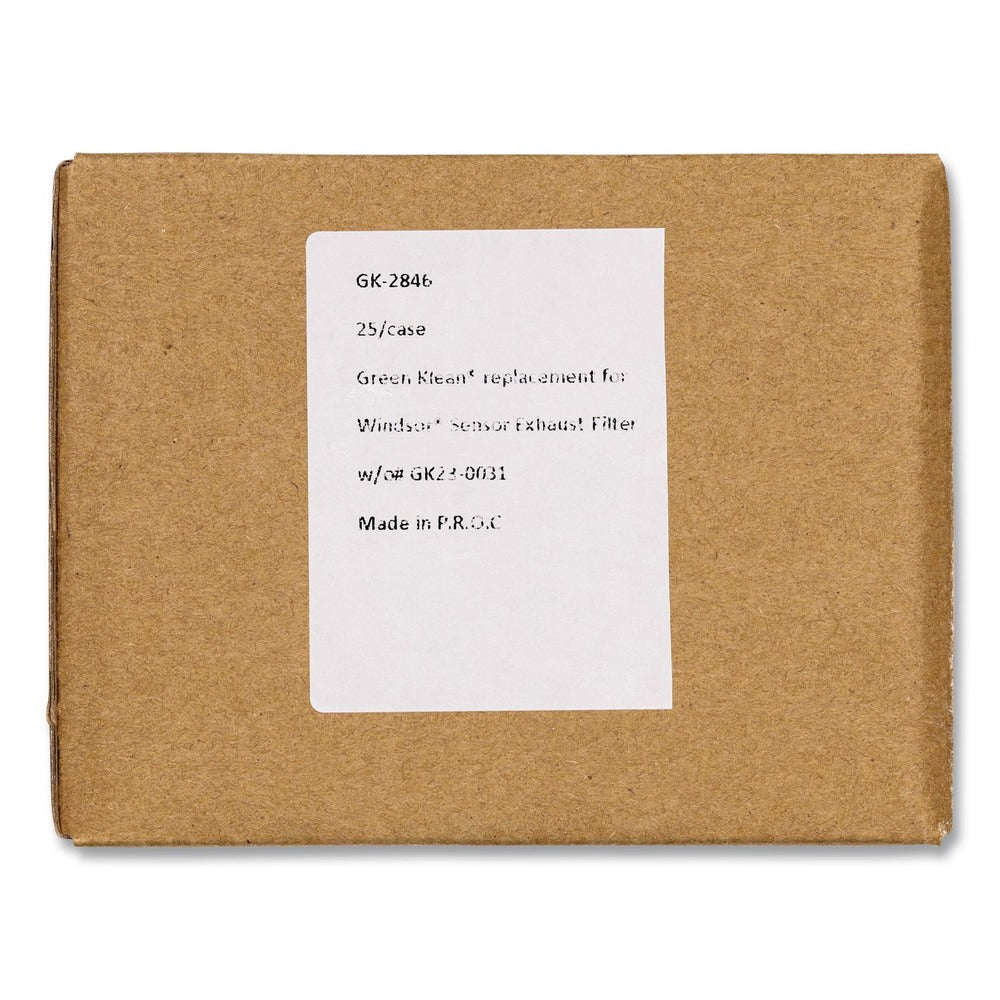 Green Klean Replacement Exhaust Filter (25/Carton)