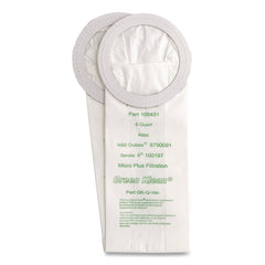 Green Klean GK-QVAC GK-Q-Vac Replacement Vacuum Bag (10/Carton)