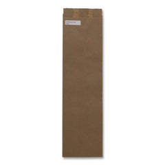Ross & Wallace Paper Products 020332500PK/BL 4.5 in. x 2.5 in. x 16 in. 35# Basis Weight Merchandise Size Grocery Paper Bags - Brown (500/Bundle)