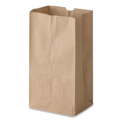 Ross & Wallace Paper Products 4.74 in. x 2.91 in. x 8.66 in. #3 Size Extra-Heavy-Duty Grocery Paper Bags - Kraft (500/Bundle)