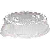 Handi-Foil 4012DL 12 in. Diameter Embossed Plastic Dome Lids Fits 4012/4013 - Clear (25/Carton)