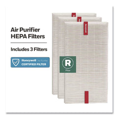 Honeywell 6.75 x 10.3 Allergen Remover Replacement HEPA Filters (3/Pack)