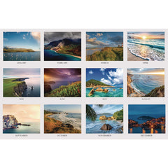 House of Doolittle 18.5 in. x 13 in. 12-Month (Jan-Dec 2026) Recycled Earthscapes Desk Pad Calendar - Black Binding/Corners