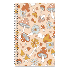 House of Doolittle Recycled Non-Dated Monthly/Weekly Mushrooms Planner - Multicolor Cover