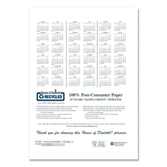 House of Doolittle 11 in. x 8.5 in. 14-Month (Dec 2025-Jan 2027) Recycled Ruled Monthly Planner - Black Cover