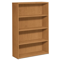 HON 10500 Series 36 in. W x 13.13 in. D x 57.13 in. H 4-Shelf Laminate Bookcase - Harvest