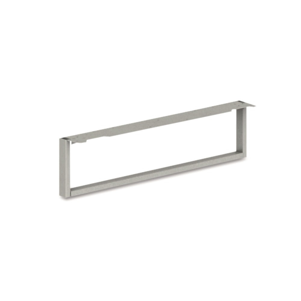 HON Voi 2 in. x 29.75 in. x 7 in. O-Leg Support for Low Credenza - Platinum Metallic