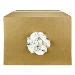 HOSPECO Sweatshirt Rags Unscented White (8/lb, 25 lb/Carton)