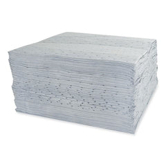 HOSPECO 15 in. x 18 in. 0.22 gal. TASKBrand All Sorb Industrial Sorbent Pad - Gray (100/Pack)