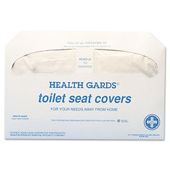 HOSPECO HG-5000 Health Gards 14.25 in. x 16.5 in. Toilet Seat Covers - White (5000/Carton)