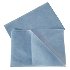 HOSPECO 13 in. x 21 in. 1-Ply Deluxe Foodservice Wiper - Blue (150/Carton)