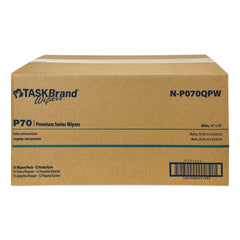 HOSPECO TASKBrand P70 Series Premium Wiper 11 x 13 Unscented (75/Pack, 12 Packs/Carton)