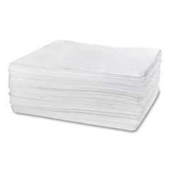 HOSPECO 15 in. x 18 in. 0.17-Gallon TASKBrand Industrial Oil Only Sorbent Pad - White (100/Carton)