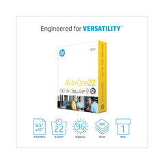 HP Papers All-In-One22 8.5 in. x 11 in. 22 lb. Bond Weight Paper - White (500-Sheets/Ream)