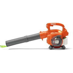 Husqvarna 125B Plastic Toy Leaf Blower with Light-Up Engine for Ages 3 and Up - Orange/Gray