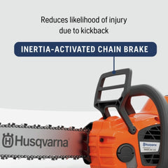 Husqvarna 435i 40V Brushless Lithium-Ion 16 in. Cordless Chainsaw (Tool Only)