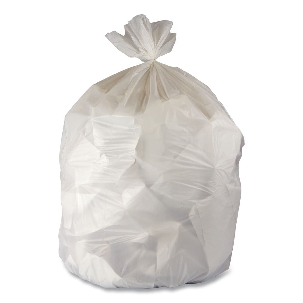 Heritage 40 in. x 48 in. 3 mil 45 Gallon Linear Low-Density Can Liners - Clear (75/Carton)