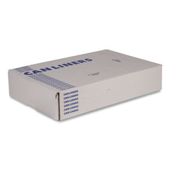 Heritage 40 in. x 48 in. 3 mil 45 Gallon Linear Low-Density Can Liners - Clear (75/Carton)