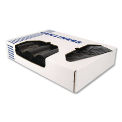 Heritage 40 in. x 46 in. 45 gal. 0.7 mil. Linear Low-Density Can Liners - Black (250/Carton)