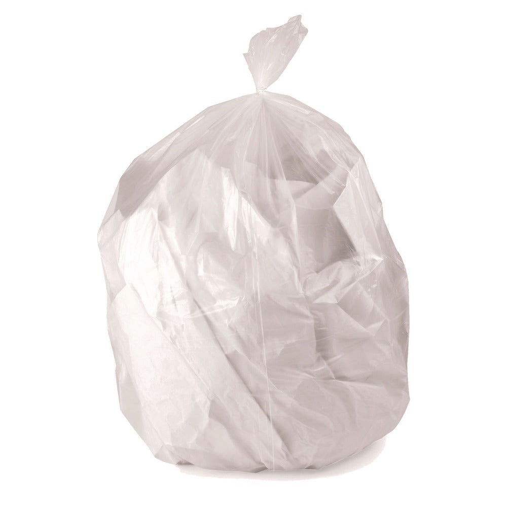 AccuFit 28 in. x 45 in. 23 gal. 0.9 mil Linear Low Density Can Liners with AccuFit Sizing - Clear (50/Box)