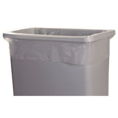 AccuFit 28 in. x 45 in. 23 gal. 0.9 mil Linear Low Density Can Liners with AccuFit Sizing - Clear (50/Box)