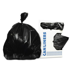 AccuFit 30 in. x 45 in. 23 gal. 0.9 mil. Linear Low Density Can Liners with AccuFit Sizing - Black (200/Carton)