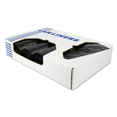 AccuFit 30 in. x 45 in. 23 gal. 0.9 mil. Linear Low Density Can Liners with AccuFit Sizing - Black (200/Carton)