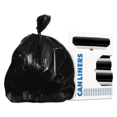 AccuFit 30 in. x 45 in. 23 gal. 0.9 mil. Linear Low Density Can Liners with AccuFit Sizing - Black (200/Carton)