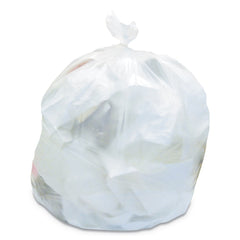 Heritage 38 in. x 58 in. 2 mil 60 gal. Linear Low-Density Can Liners - Clear (100/Carton)