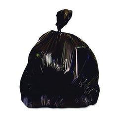 Heritage 43 in. x 47 in. 56 Gallon 2 mil Reprocessed Resin Can Liners - Black (100/Carton)