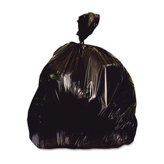 Heritage 46 in. x 50 in. 1.35 mil 56 gal. Reprocessed Resin Can Liners - Black (100/Carton)