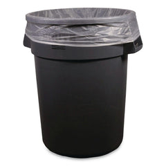 Heritage 40 in. x 48 in. 45 Gallon 14 mic High-Density Waste Can Liners - Natural (250/Carton)