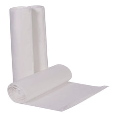 Heritage Z8048MN R01 40 in. x 48 in. 11 mic 45 Gallon High-Density Waste Can Liners - Natural (250/Carton)