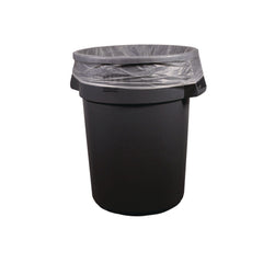 Heritage Z8048MN R01 40 in. x 48 in. 11 mic 45 Gallon High-Density Waste Can Liners - Natural (250/Carton)